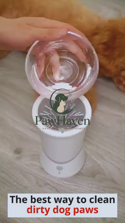 PawHaven™ PawClean Pro | Automatic Dog Paw Cleaner & Massager